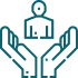 Soutien et Protection : Icône Manutention Personne